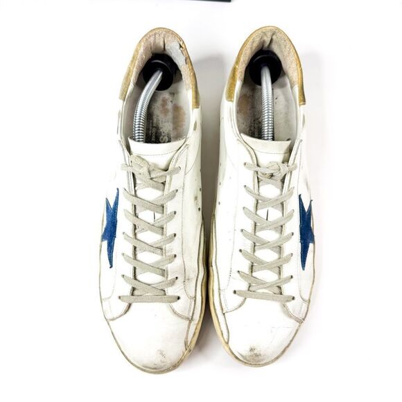 Golden Goose Superstar Sneakers Men’s Size 45 (US 12) Distressed Leather - Picture 4 of 13